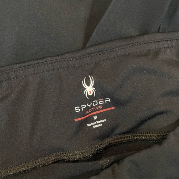 (SOLD)Spyder Women’s Active Gym Shorts Bike Short Liner Black Medium - Picture 8 of 8